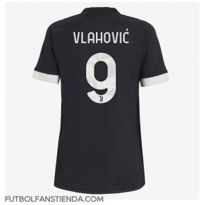 Juventus Dusan Vlahovic #9 Tercera Equipación Mujer 2023-24 Manga Corta